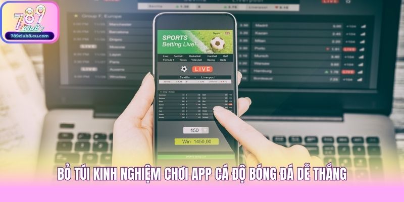 Bỏ túi kinh nghiệm chơi app cá độ bóng đá dễ thắng