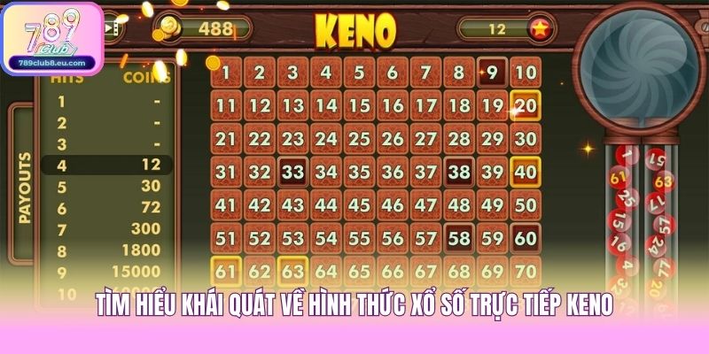 Tìm hiểu khái quát về hình thức xổ số trực tiếp Keno